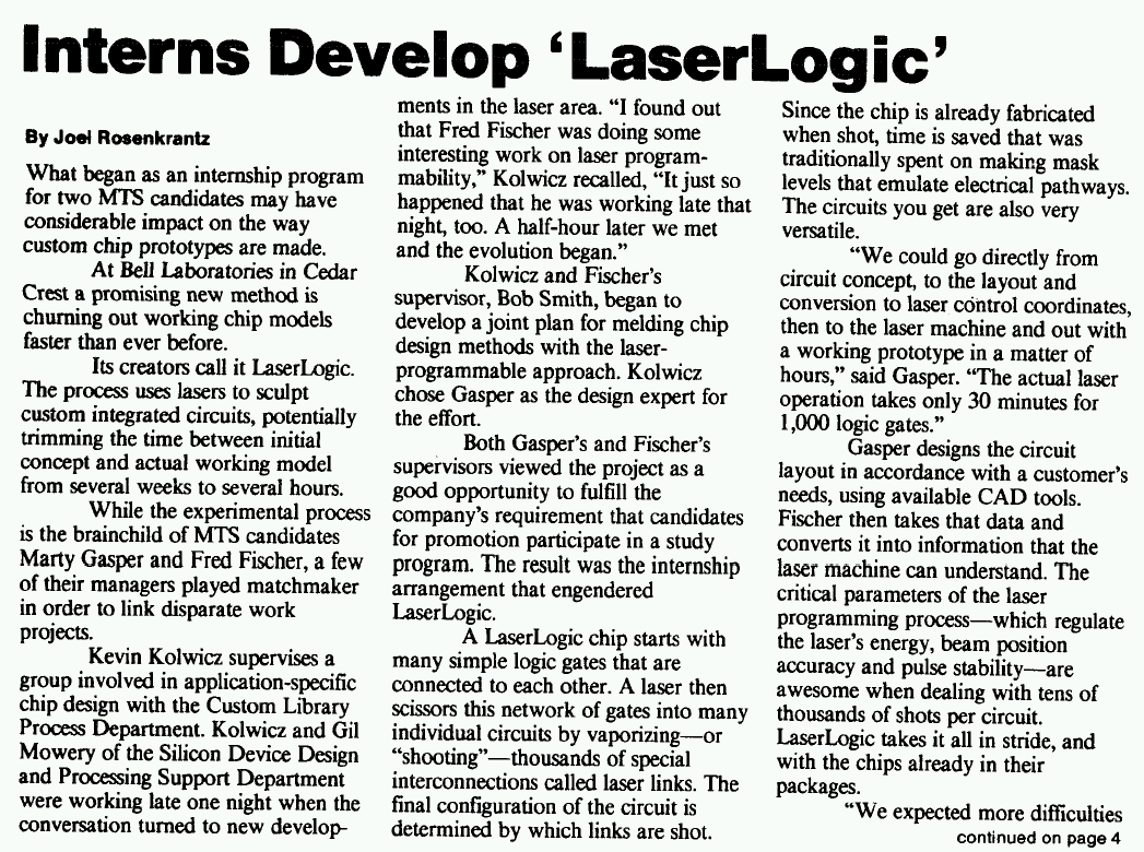 LaserLogic Page 1