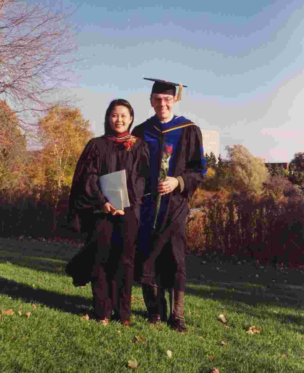 Julia and I at her graduation (Fall, 2001)
