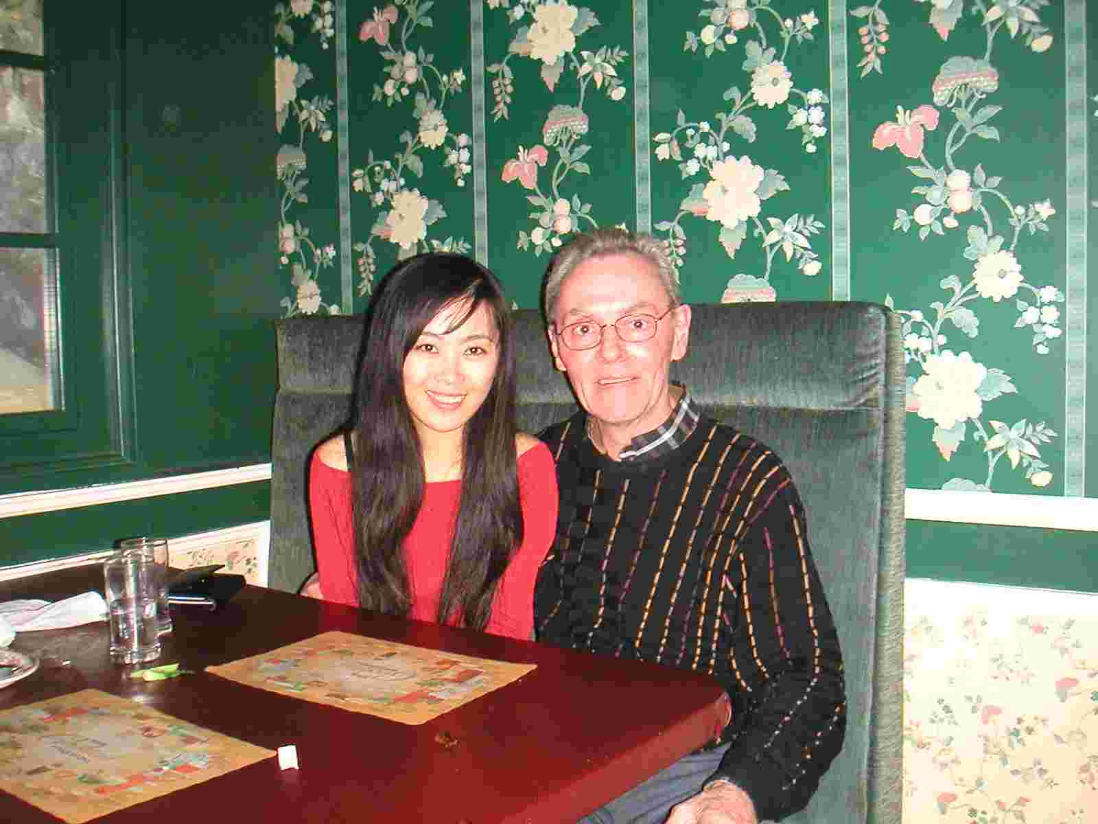 Zhempeng and me having lunch at Lai Lai's (April 2004)