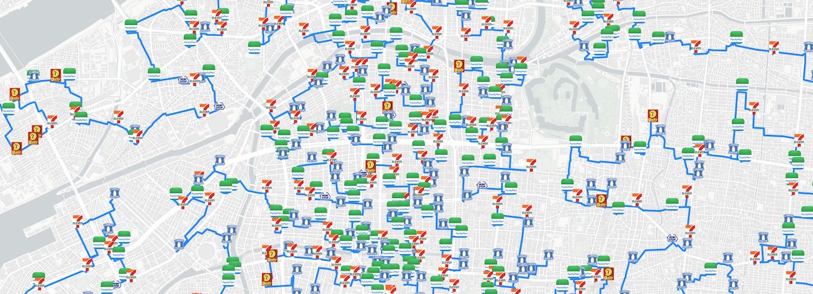 Konbini tour in Osaka