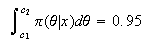 $\pi(\theta)$