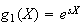 $g_{1}(X)=e^{sX}$