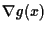 $\nabla g(x)$