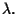 $\lambda.$