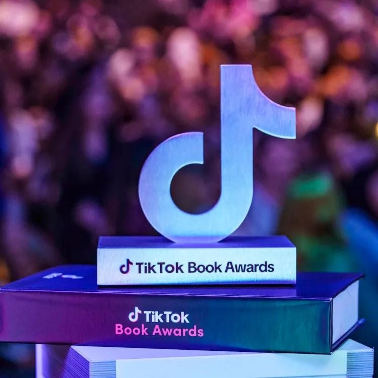 A shot from the TikTok Book Awards at the Frankfurt Book Fair