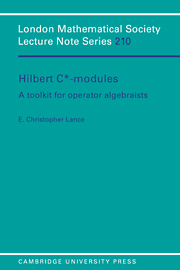 Lance Hilbert C*-modules