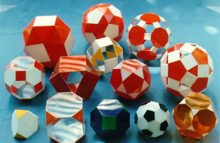 [Colour photo of some polyhedra (6).]
