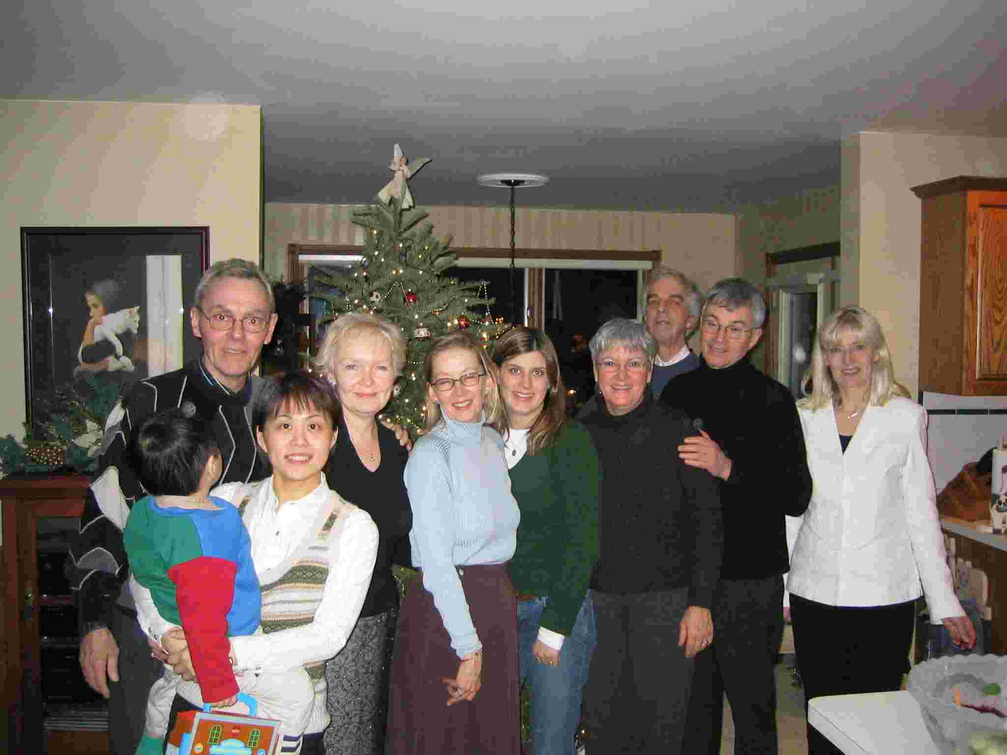 Family Christmas party, 2003  